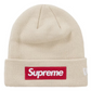 Supreme New Era Box Logo Beanie (FW24) Stone