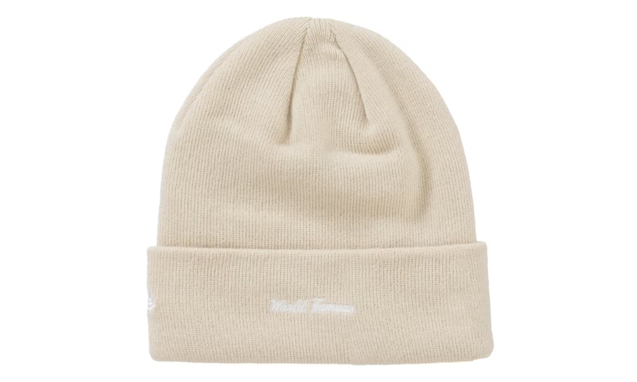 Supreme New Era Box Logo Beanie (FW24) Stone