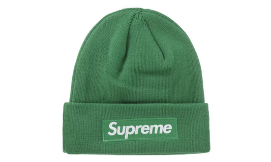 Supreme New Era Box Logo Beanie (FW24) Green