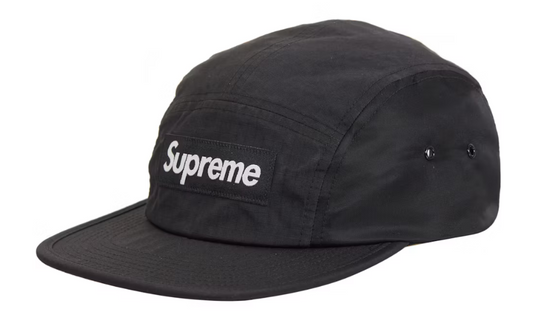 Supreme Waxed Ripstop Camp Cap Black