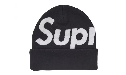 Supreme Big Logo Beanie (FW24) Black