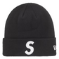 Supreme New Era S Logo Beanie (FW24) Black