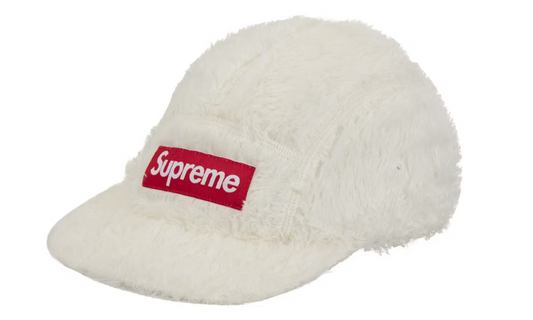 Supreme Fuzzy Camp Cap White