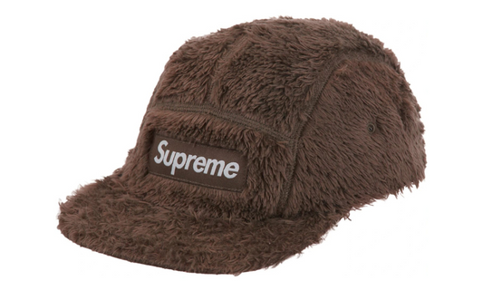 Supreme Fuzzy Camp Cap Brown