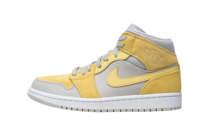 Jordan 1 Mid Mixed Textures Yellow