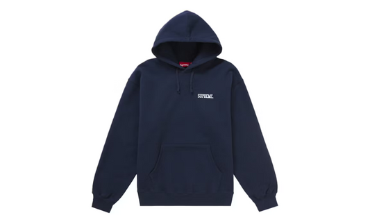 Supreme Anarchy Hooded Sweatshirt Navy