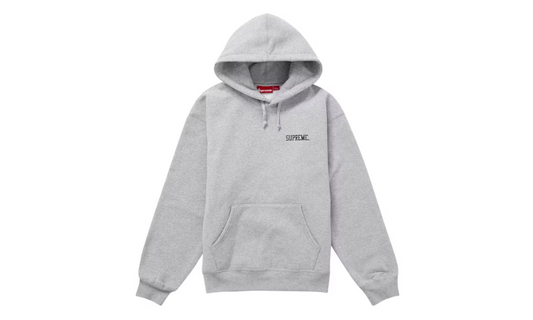 Supreme Anarchy Hooded Sweatshirt Heather Grey