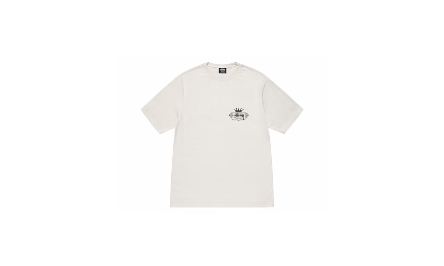 Stussy Built To Last Pigment Dyed Tee Natural