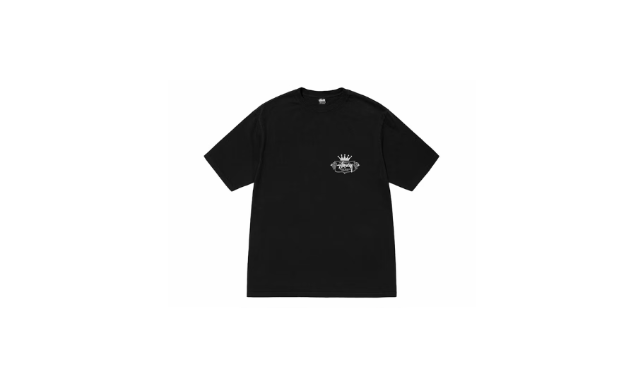 Stussy Built To Last Pigment Dyed Tee Black