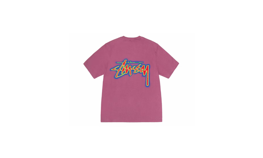 Stussy Thermal Stock Tee Berry