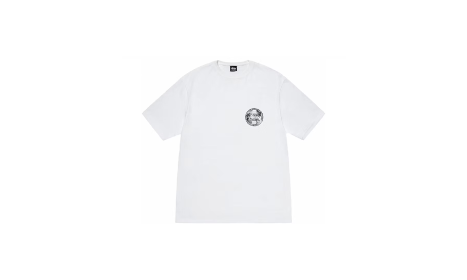 Stussy Dot Stamp Tee White