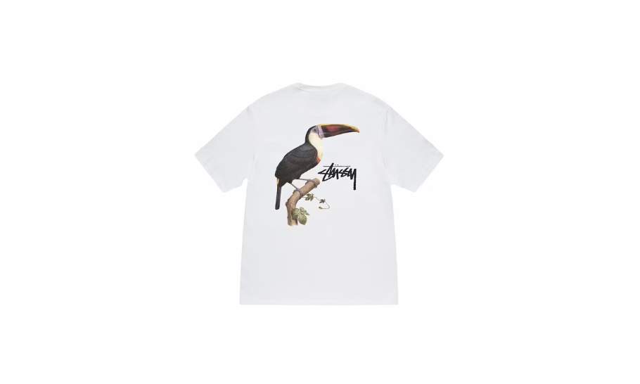 Stussy Toucan Tee White