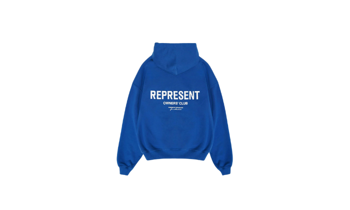 Represent Owner's Club Hoodie Cobalt Blue/White