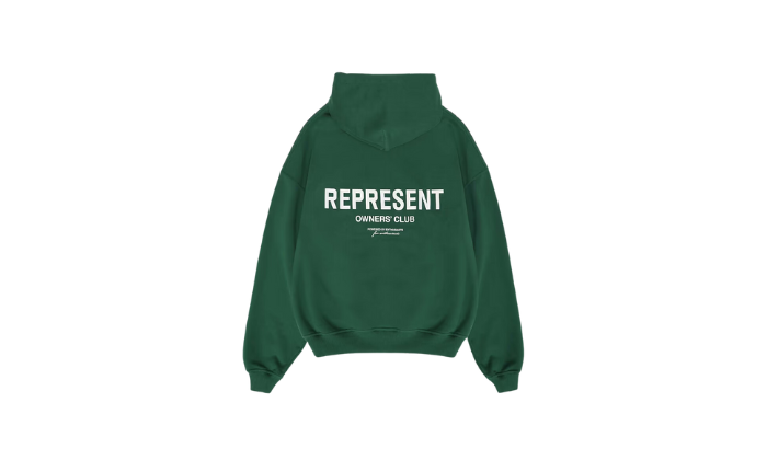 Represent Owner's Club Hoodie Racing Green/White