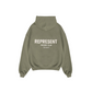 Represent Owners Club Hoodie Olive