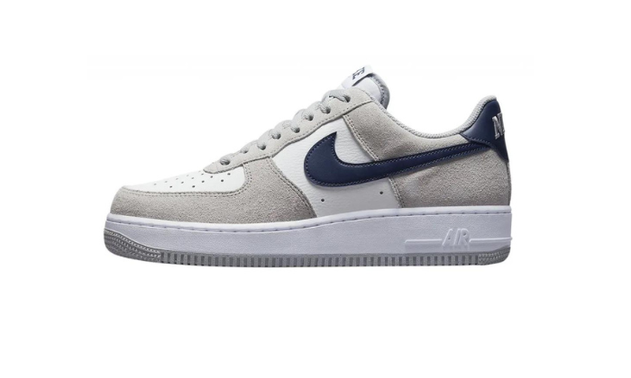 Nike Air Force 1 Low '07 Light Smoke Grey Midnight Navy