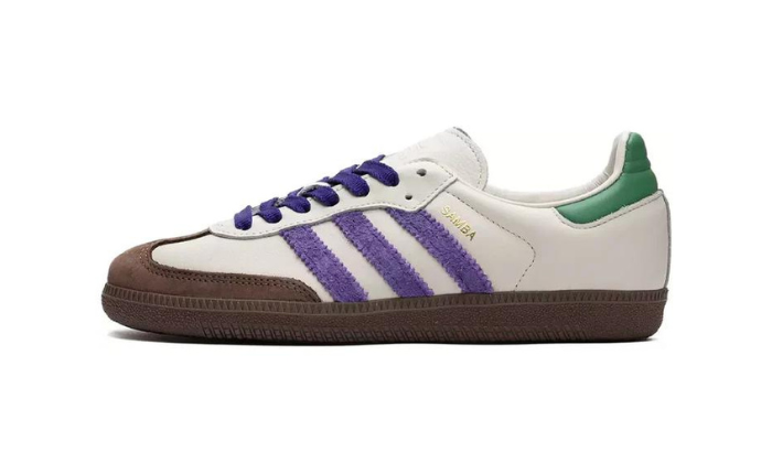 adidas Samba OG Off White Core Purple Green Brown (Women's)