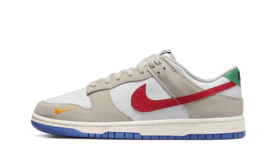 Nike Dunk Low Light Iron Ore Red Blue 