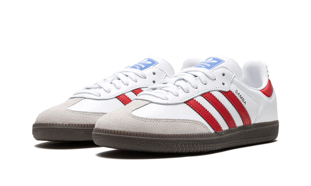 adidas Samba OG White Better Scarlet