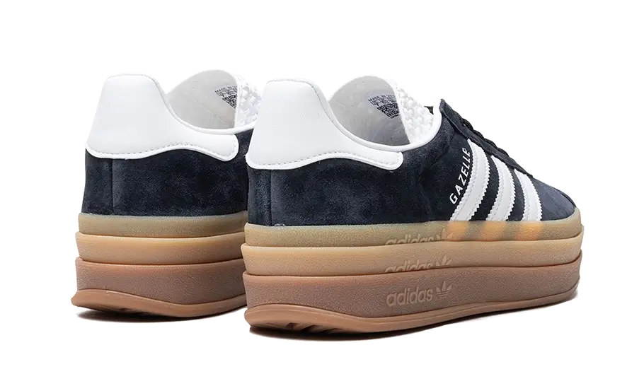 adidas Gazelle Bold Black White Gum (Women's)