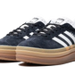 adidas Gazelle Bold Black White Gum (Women's)