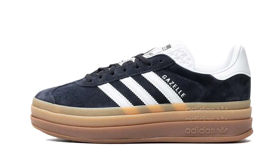 adidas Gazelle Bold Black White Gum (Women's)