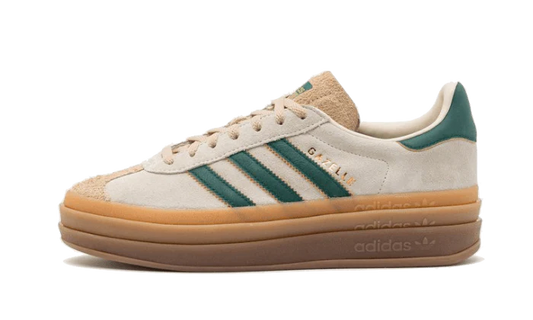 Adidas Gazelle Bold Magic Beige Collegiate Green