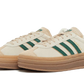 adidas Gazelle Bold Magic Beige Collegiate Green (Women's)