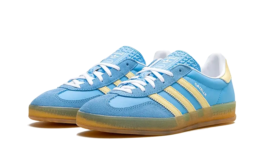 adidas Gazelle Indoor Semi Blue Burst Almost Yellow (Women's)