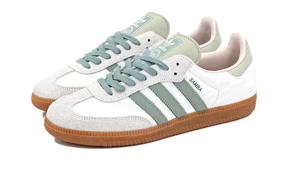 adidas Samba OG Silver Green Putty Mauve (Women's)