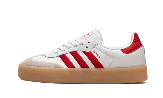 adidas Sambae White Better Scarlet Gum (Women's)