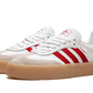 adidas Sambae White Better Scarlet Gum (Women's)