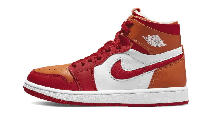 Jordan 1 High Zoom Air CMFT Fire Red Hot Curry (Women's)