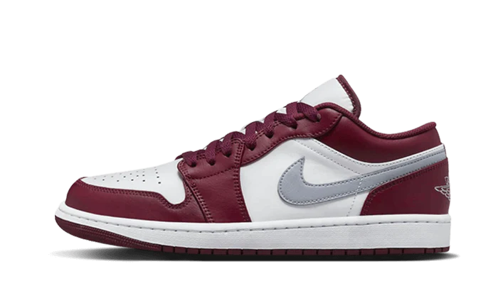 Jordan 1 Low White Bordeaux