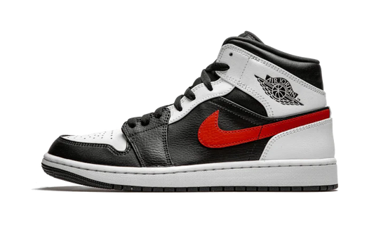 Jordan 1 Mid Black Čile Red White