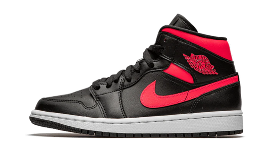 Jordan 1 Mid Black Siren Red (Women's)