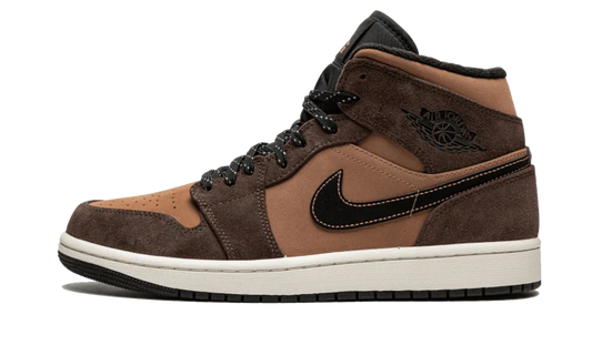 Jordan 1 Mid Earthy Brown