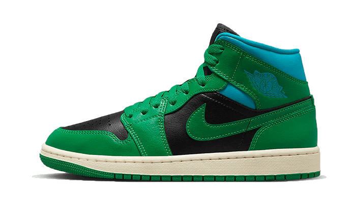 Jordan 1 Mid Lucky Green Aquatone