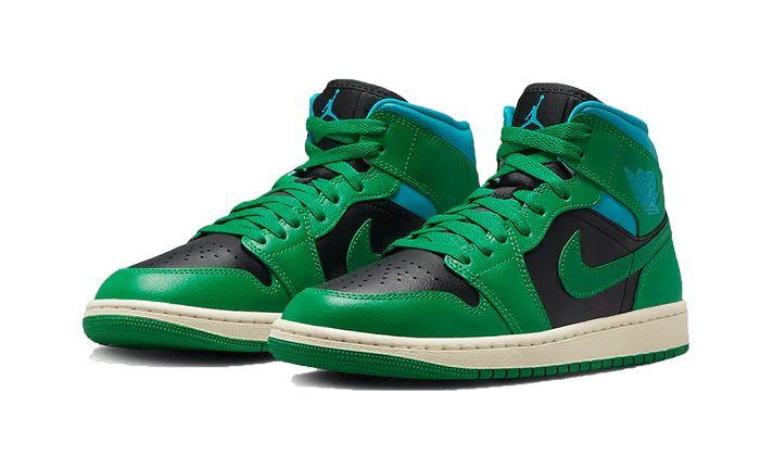 Jordan 1 Mid Lucky Green Aquatone