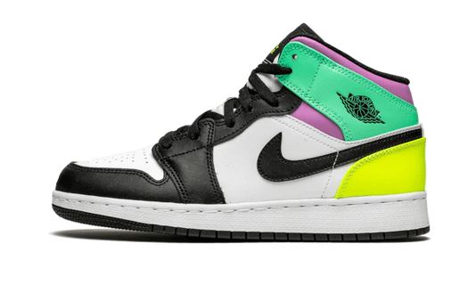 Jordan 1 Mid Pastel Black Toe