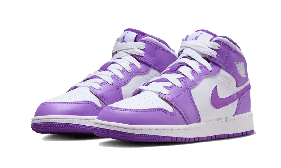 Jordan 1 Mid Purple Venom (GS)