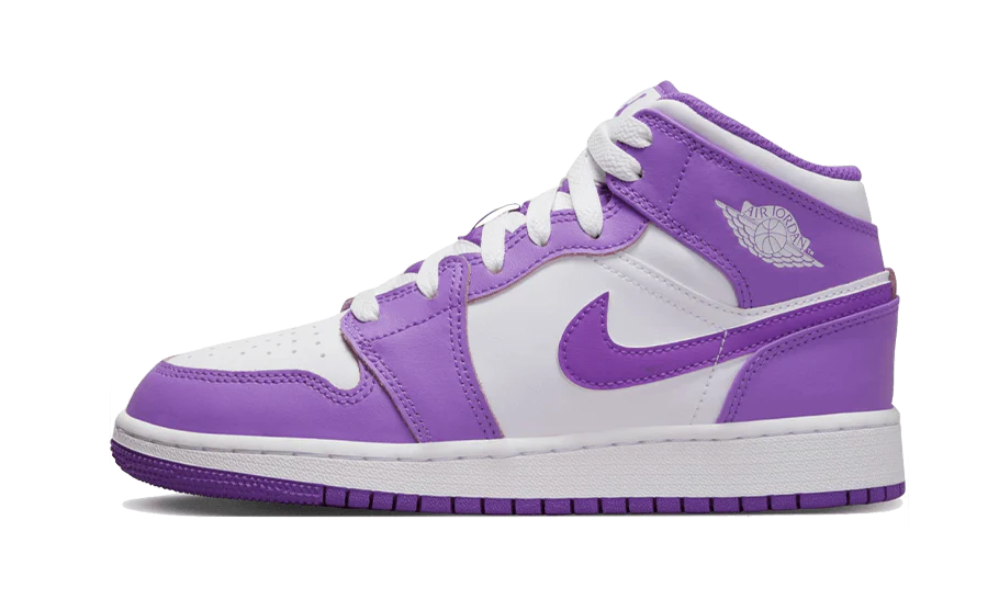 Jordan 1 Mid Purple Venom (GS)