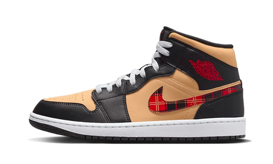 Jordan 1 Mid Tartan Swoosh