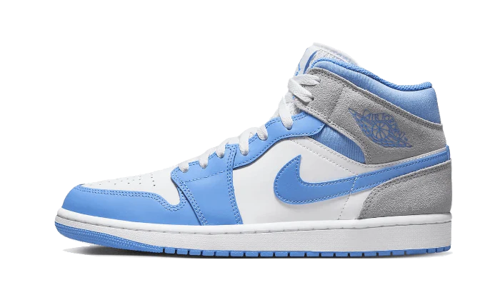 Jordan 1 Mid University Blue Grey