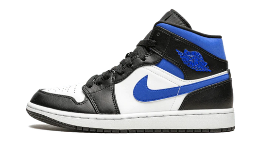 Jordan 1 Mid White Black Royal