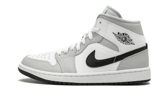 Jordan 1 Mid White Light Smoke Grey