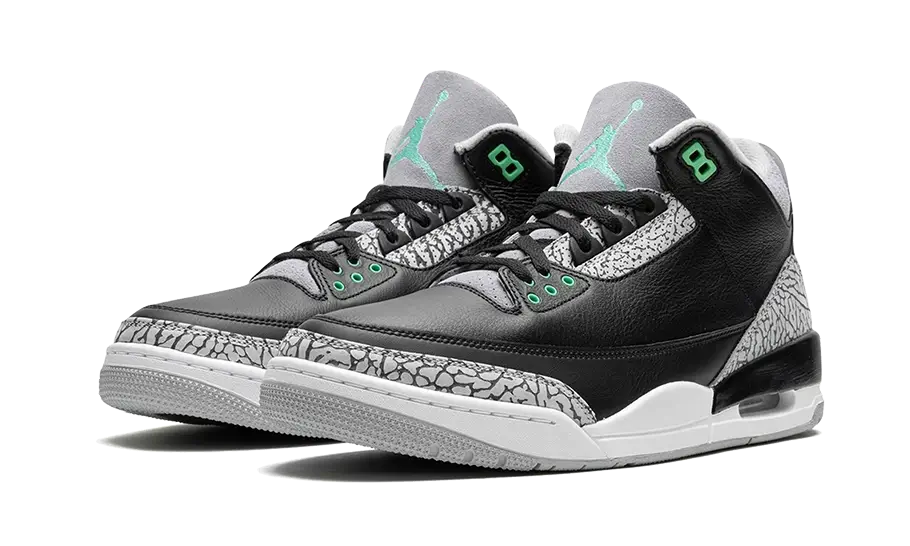 Jordan 3 Retro Green Glow