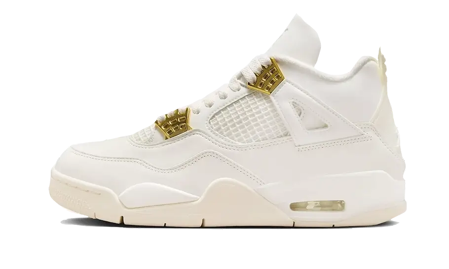 Jordan 4 Retro Metallic Gold (Women's)