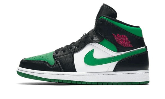 Jordan 1 Mid Green Toe