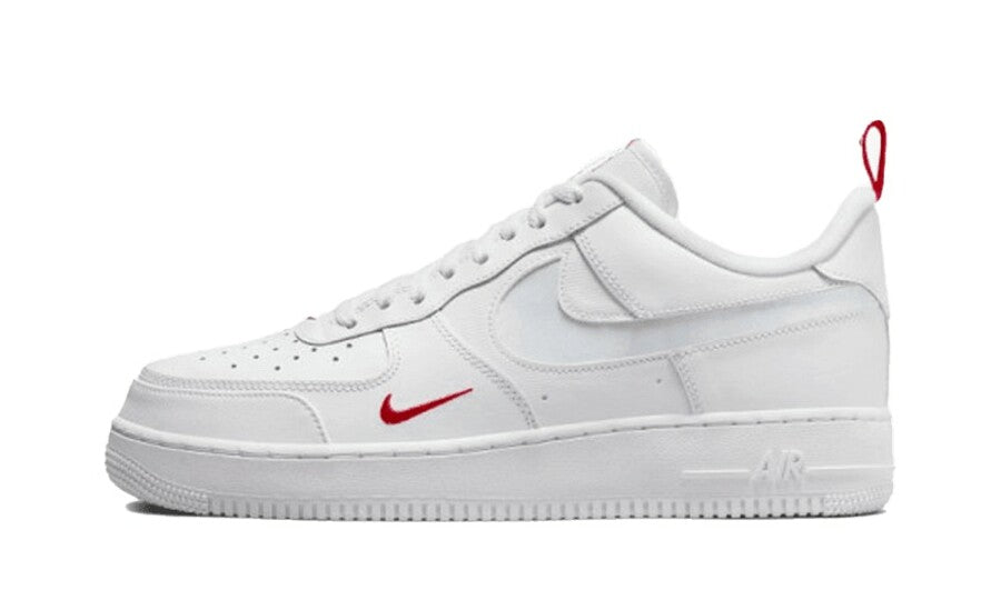 Nike Air Force 1 Low Reflective Swoosh White University Red